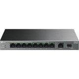 TP-LINK LS1210GP, Green Tech, 8 Port Gigabit, PoE 61W, 1 Port Gigabit Uplink, 1 Port Gigabit SFP, Yönetilemez Masaüstü Switch - Beyaz