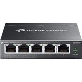 TP-Link Omada ES205GP 5 Port 10/100/1000 4 Port Poe+ 5xGigabit RJ45 Poe+ 65W Metal Kasa Yönetilebilir Switch