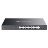 TP-LINK OMADA ES228GMP 24 PORT GIGABIT+ 2XGB SFP+2XGB RJ45 UPLINK CLOUD L2 YÖNETİLEBİLİR 384W POE RACKMOUNT SWITCH