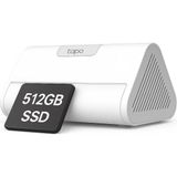 Tp-Link Tapo 5H500 Homebase 512GB SSD | Yapayzeka Kamera Depolama Merkezi | 16GB Dahili Hafıza | Smart Homebase | Aı Yüz Tanıma | 64 Sensör ve 16 Kamera Desteği - Beyaz
