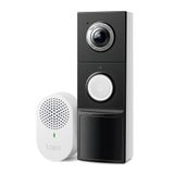 TP-Link Tapo Akıllı Görüntülü Kapı Zili Kamerası, Zil, Pil veya Kablolu, 2K QHD Renkli Gece Vizonu, Aylık Ücret Yok, 180° Ultra Geniş Baştan Ayağa Görünüm, Zil Çağrısı, Ücretsiz Yapay Zeka Algılama