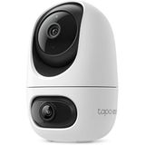 TP-Link Tapo C245D | 2K 3MP Çift Lensli Akıllı Güvenlik Kamerası | 360° | Geniş Açı ve Tele-Lens | Akıllı Hareket Takibi | AI Kişi ve Bebek Ağlaması Algılama | Çift Ekran İzleme|Bulut/SD Kart