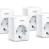 Tp-link Tapo P100 (4-pack) Akıllı Mini Wi-Fi Priz Uzaktan Kontrol Alexa/Google Cihaz Paylaşımı Zamanlama Kolay Kurulum Hub Gerektirmez