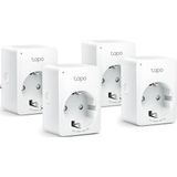 TP-Link Tapo P100(4-pack) | Akıllı Mini Wi-Fi Priz | Uzaktan Kontrol | Alexa ve Google Home Uyumlu | Cihaz Paylaşımı | Zamanlama Özelliği | Kolay Kurulum | Hub Gerektirmez