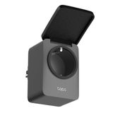 TP-Link Tapo P410M Akıllı Dış Mekan Wi-Fi Priz, Matter Sertifikalı, IP54 Su Sıçramasına Dayanıklı, V-0 Alev Geciktirici Malzeme, 16A, 2.4 GHz