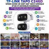Tp-Link Tapo Speed Dome 2k 3 Mp 360 Derece Gece Görüşlü Ip Wi-Fi Güvenlik Kamerası - Dome Gece Görüşlü