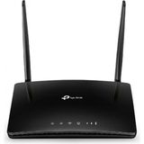 TP-LINK TL-MR150, 4Port, 300Mbps, 2,4Ghz WiFi, Masaüstü, LTE Micro Sim Kart Takılabilir 3G-4G Destekli Router - Beyaz