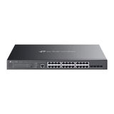 TP-LINK TL-SG3428XMPP 24 PORT GIGABIT 4-Port 10GE SFP+ L2 YÖNETİLEBİLİR POE SWITCH