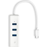 Tp-Link UE330C 10-100-1000 Mbps 3.0 Type C Ethernet Çevirici + 3 Port USB Çoğaltıcı