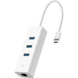 TP-Link UE330C | USB Type-C Hub & Gigabit Ethernet Adaptörü | 3x USB 3.0 Portu | 1000 Mbps Ağ Bağlantısı | Tak ve Çalıştır | Taşınabilir Tasarım | Geniş Cihaz Uyumluluğu