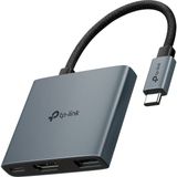 TP-Link UH3020C | USB-C 3’ü 1 Arada Hub | 4K@60Hz HDMI | 100W Hızlı Şarj | 1× USB-A 3.0 Port | Tak & Çalıştır | Windows | Mac | Linux & Mobile Uyumlu