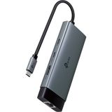 Tp-Link UH6120C, 1 Hdmı, 1 100W Hızlı Şarj Portu, 1 Usb-C, 2 Usb-A 3.0 Port ve Type C Den Gigabit Ethernet Dönüştürücü