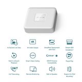 TP-LINK VIGI NVR1104H-4P 4 KANAL POE 2xHDMI 1xVGA H265+ NVR KAYIT CİHAZI