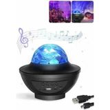 Tp Masa ve Gece Lambası Renkli Projektör Işıklı Disko Topu Bluetooth Hoparlör - Lisinya