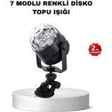 tp Müzik Ritmine Duyarlı Renkli Disko Topu – 7 Modlu Işıklı Parti Lambası - Lisinya