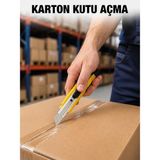 tp Profesyonel 5’li Metal Falçata Seti Çelik Gövdeli Maket Bıçağı Koli ve Karton Kesici - Lisinya