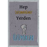 tp Retro Vintage 5 mm Ahşap Üzerine Üzüyorlar Temalı Poster Tablo 20X30 cm - 20 x 30