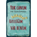 tp Retro Vintage 5 mm Ahşap Üzerine Yok Canım Temalı Poster Tablo 20X30 cm - 20 x 30