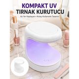 tp Seyehat Tipi Mini Oje Kurutucu Ultraviole Mor Işık Protez Tırnak Kurutucu Yeni Nesil - Lisinya