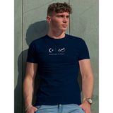 TP Shop Unisex Slimfıt Tişört, Türkiye ve Atatürk Sevdalılarına, Sonuna Kadar Birlikteyiz. - XL - Indigo - Mavi