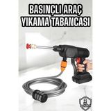 Tp Yeni Nesil Araç Yıkama Şarjlı Tabancası Basınçlı Su Hazneli ( Lisinya )