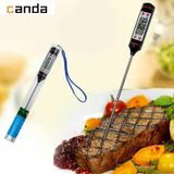 Tp101 Dijital Ekranlı Saplamalı Kalem Tip Yemek Gıda Termometresi Siyah