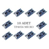 Tp4056 5V 1A Lı-Pil Şarj Modülü (Mikro Usb) (10 Adet )