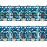TP4056 Micro USB Korumalı Lipo 18650 Pil Şarj Devresi (10 Adet)