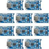 Tp4056 Type-C 1S 3.7V Lipo, Li-İon Pil Bms Korumalı Şarj Devresi - 10 Adet