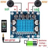 Tpa3110 Amfi Devresi Dijital Amplifikatör 2X30W Xh-A232