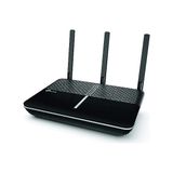 TPLQS Archer VR600 AC1600 Kablosuz Gigabit VDSL/ADSL Modem Router, Versiyon 2.0, Siyah/Gümüş