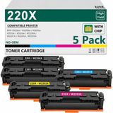 Tr 117A Hp 117A Toner Kartuşları Için Uyumlu Renkli Lazer Mfp 179FNW 179FWG 178NW 178NWG 150A 150NW W2070A W2071A W2072A W2073A Yazıcı - 000-Siyah