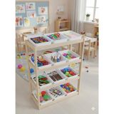 Tr 12 Kutulu Çok Amaçlı Oyuncak Dolabı