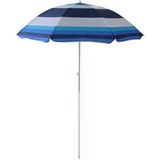 Tr 160Cm Plaj Şemsiyesi Polyester Kumaş 180Cm Boya Uzayabilen Balkon Bahçe Kamp Gölgelik Seyyar Şemsiye