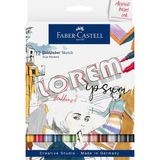 Tr 164712 - Goldfaber Eskiz Marker Kalem Seti, Alkollü Markör - Comics Manga Kaligrafi Çizimi Iç - Genel - GenelGenel