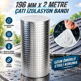 Tr 196 mm 2 Metre Çatı Izolasyon Bandı 196 mm 2 Metre Su Sızdırmazlık Geçirmezlik Yalıtım - Çok Renkli - Genel