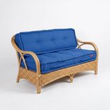 Tr 2'li Yer Minderi 60X120X14 cm Palet Minderi, Bahçe Minderi, Oturma Minderi, Balkon Takımı Minderi (Mavi) - Geometrik - 10