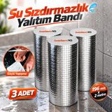 Tr 3 Adet 196 mm 2 Metre Çatı Izolasyon Bandı Su Sızdırmaz Geçirmez Yalıtım Çamur Tamir Ç - Çok Renkli - Genel