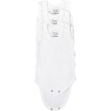 Tr 3'lü Bebek Zıbın Seti 100% Pamuklu Ribana Çıtçıtlı Atlet, Body Zıbın Unisex (3 Adet) - Çok Renkli