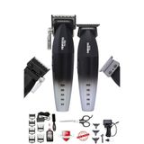 TR-4100 & TR-2727 Profesyonel Tıraş Makinesi 2'li Set | Erkek Bakım Seti (Makas Hediyeli)