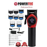 Tr-5100 Profesyonel Saç Tıraş Makinesi | 9000 Rpm Dijital Ekran | 5000 Mah Li-İon Batarya | Şarjlı Berber Tipi Clipper