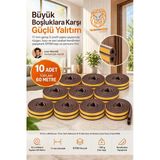Tr 60M Kahverengi 17Mm Geniş Kapı Pencere Bandı Kendinden Yapışkanlı D Profil İzolasyon Süngeri Kauçuk Fitil Hava Kesici 723796