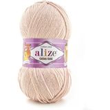 Tr Alize Cotton Gold El Örgü İpi - 1 Adet -%55 Pamuklu Amigurumi Ve Bebek Yünü - Tüylenmez Yumuşak Doku - 100Gr, 330 Metre (401 Ten)