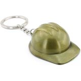 Tr Baret Mühendis İş Kaskı Bronz Renk Metal Anahtarlık Kc104