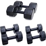 Tr Besinistanbul Ps Spor 3 Çift Dambıl Set 3 kg + 5 kg + 7 kg + Ayarlanabilir Sayaçlı El Yayı Siyah