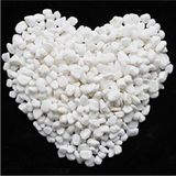 Tr Beyaz Dolomit Taş 15 kg 1,5-2 cm Dere Çakıl Taşı Bahçe Süs Saksı Teraryum Akvaryum - 0,7 - 1,3 cm