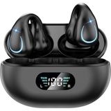 Tr Bluetooth Kulaklık, Açık Kulak Kemik Iletimli Kulaklık, Kablosuz Kulaklık, Bluetooth Klipsi, LED Ekranlı Şarj Kutusu, 80 Saat Çalma Süresi, Ipx7 Su Geçirmez, Koşu ve Fitness