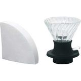 Tr Cam Kahve Dripper Kahve Damlatıcı Demleme Aleti, 200 ml - Genel