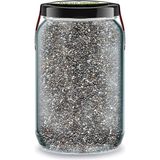 Tr Chia Tohumu Bi Kavanoz 660 Cc. Cam Kavanozda Katkısız Çiya Tohum Pure Chia Seeds - Çok Renkli