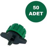 Tr Debi Ayarlı Damlatıcı Yeşil Damla Sulama Damlatıcı Emitör 50 Adet